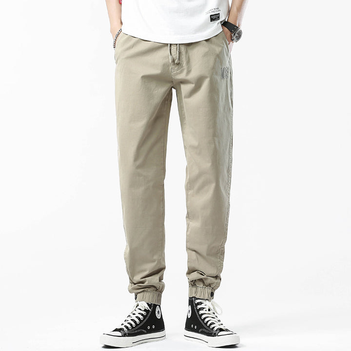 Herren Utility-Joggerhose mit Tunnelzug, elastischen Knöchelbündchen und entspanntem Schnitt Drune