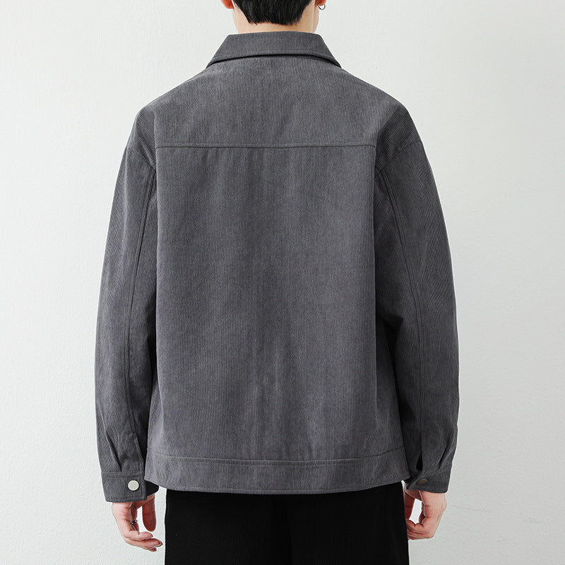 Herren Modische Cordjacke Drune