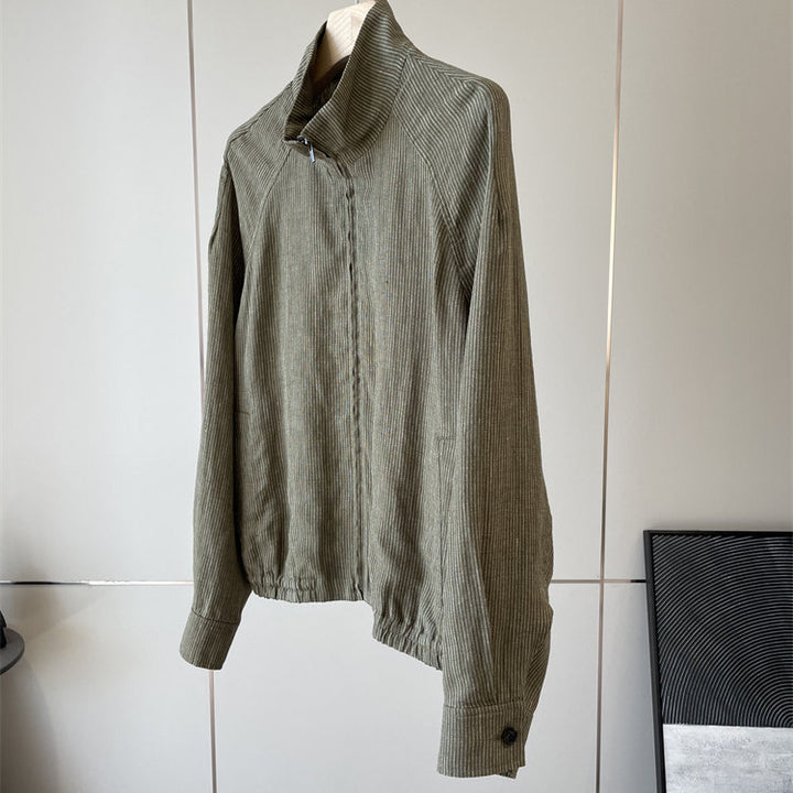 Damen Modische Steppjacke mit hohem Kragen Drune 1789268837