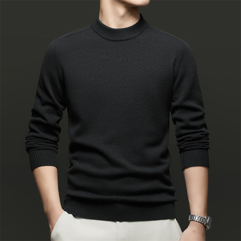 Herren Feiner Rundhals Pullover aus hochwertiger Baumwolle Drune
