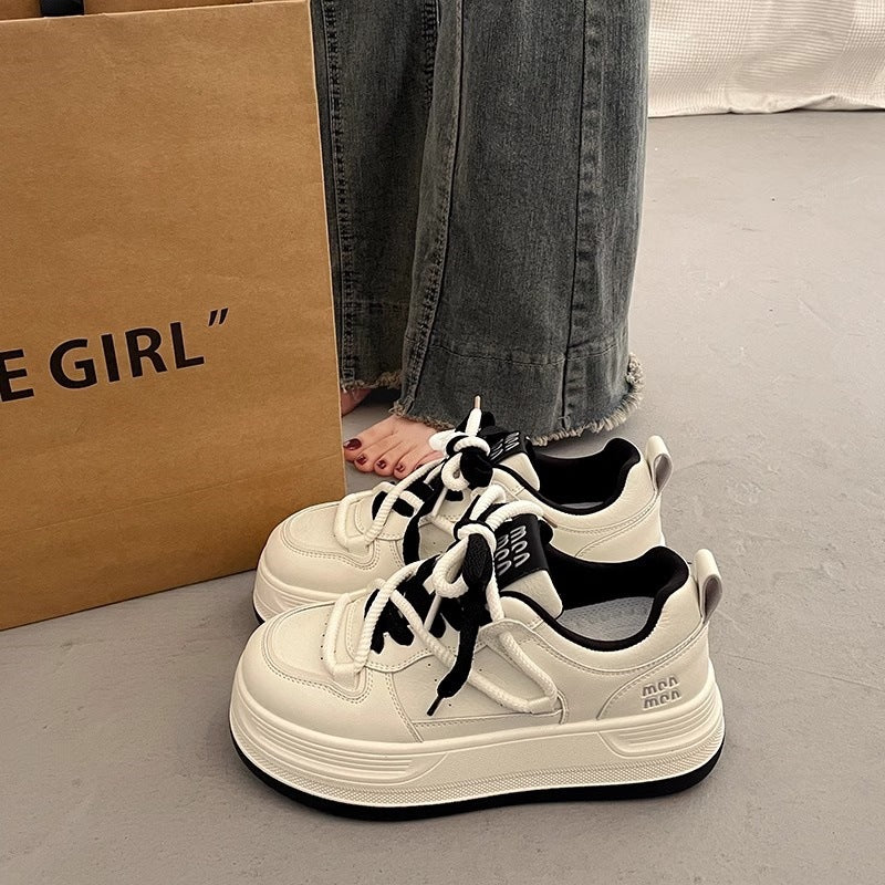 Damen modische Plateau-Sneaker mit innovativem Komfort und atmungsaktiver Sohle Drune