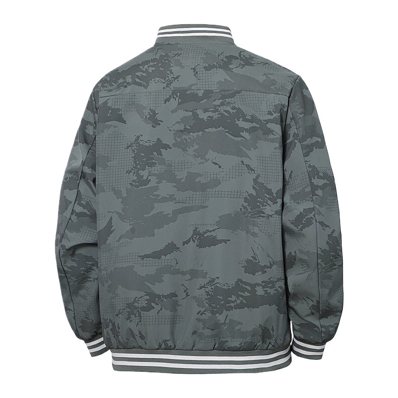 Herren Sportliche Bomberjacke mit kontrastierenden Details Drune