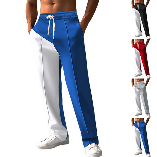 Herren nan sportliche Jogginghose mit asymmetrischem Schnitt und elastischem Bund Drune