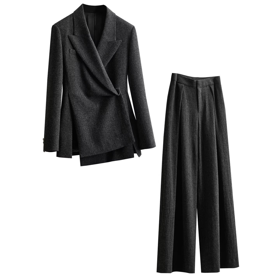 Damen Elegantes Zweiteiliges Anzugset Drune