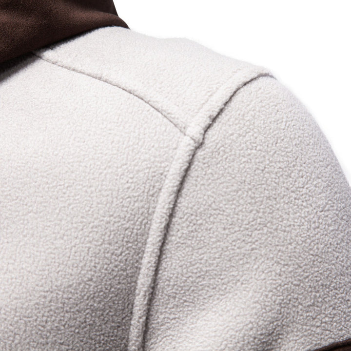Herren Funktions-Fleecejacke mit Kapuze, Reißverschluss und Ärmel-Reißverschlusstasche Drune