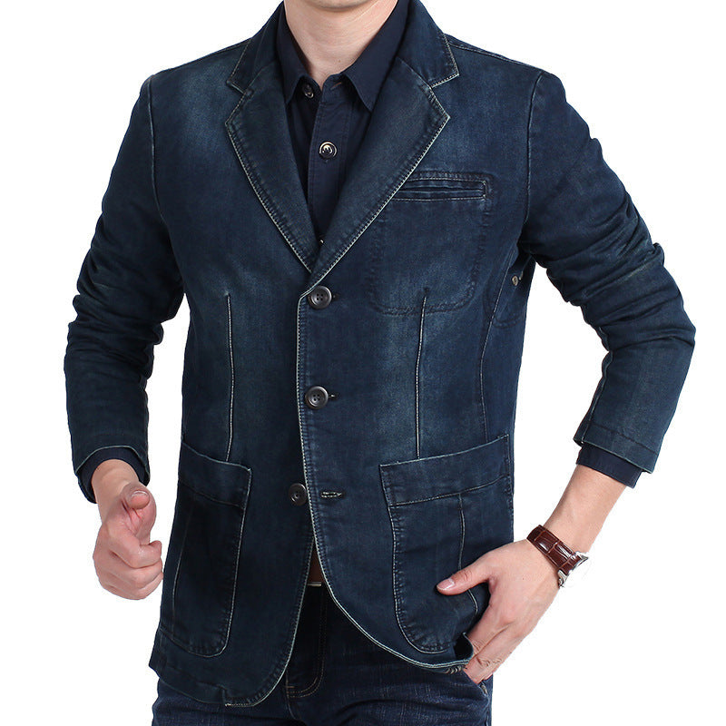 Herren Modische Jeansblazer Drune