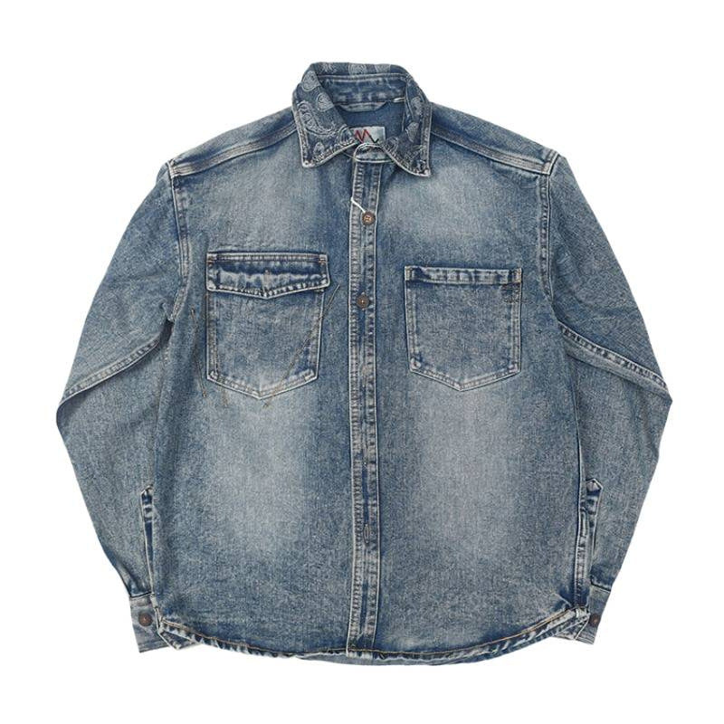 Herren Denim Hemdjacke Drune
