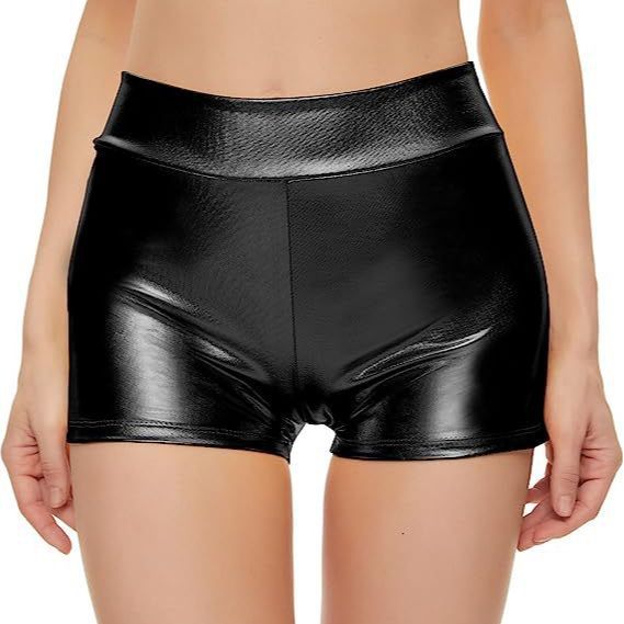 Damen Sportliche Hochbund Shorts Drune