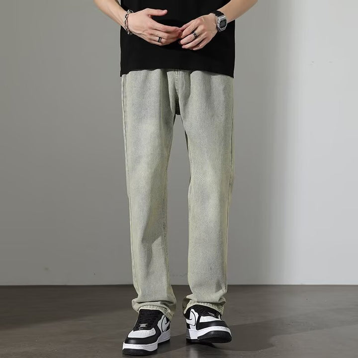 Herren Bequeme Relaxed Fit Jeans Drune