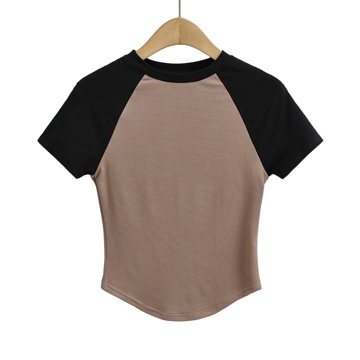 Damen Raglan-T-Shirt mit farblich abgesetzten Ärmeln und hochwertigem Komfortstoff Drune