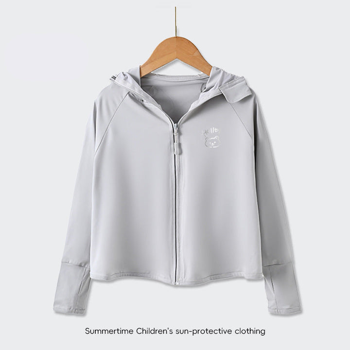 Damen UV-Schutzjacke mit Kapuze und weichem Material Drune