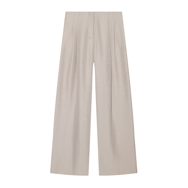Damen nan weite Palazzo-Hose mit hoher Taille und Bügelfalte Drune