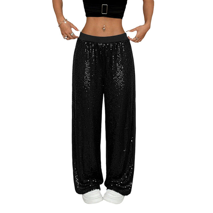 Damen Funkelnde Palazzohose Drune
