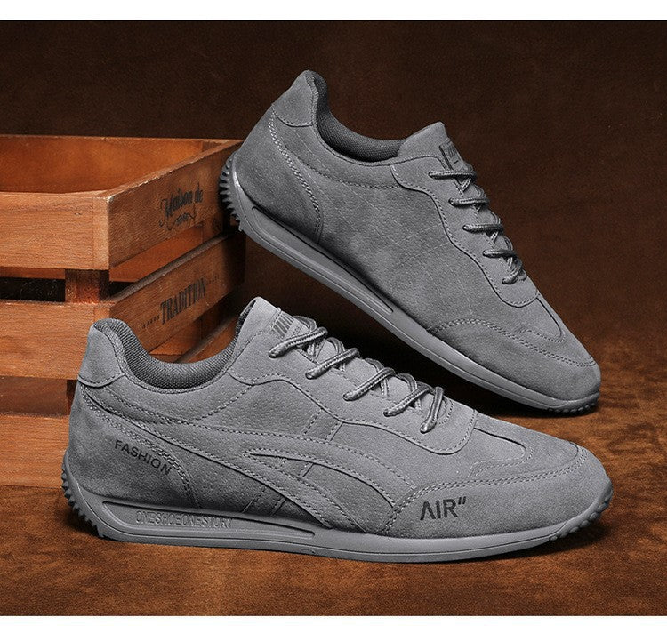 Damen Modische Sneakers mit hochwertiger Veloursleder-Oberfläche und rutschfester Sohle Drune
