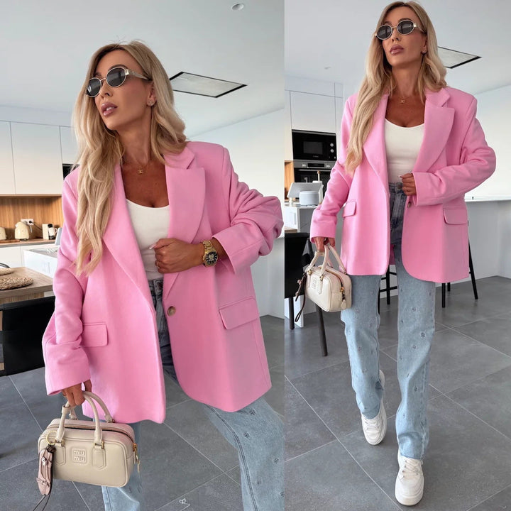 Damen oversized Blazerjacke mit modernem Schnitt und nachhaltigen Materialien Drune