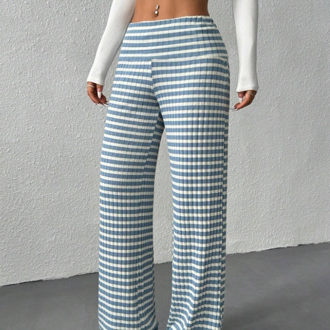 Damen weite Streifenhose Drune