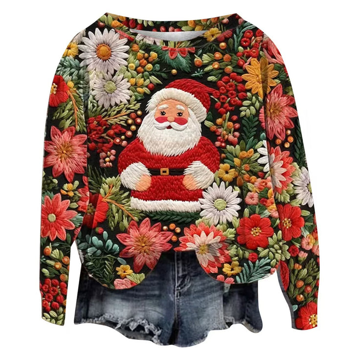 Damen Gemusterter Pullover Drune