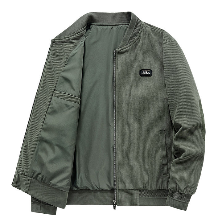 Herren Modische Cordjacke mit komfortablem Innenfutter Drune