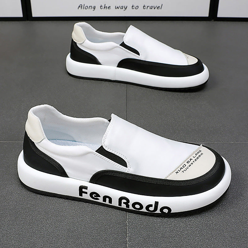 Damen Modische Slip-On Sneakers mit atmungsaktiver Oberflächenstruktur Drune