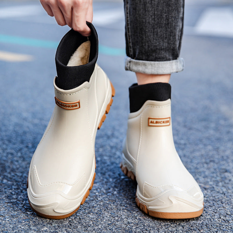 Damen Urbaner Gummi-AnklDruneoot mit flexibler Strickmanschette und griffiger Trailsohle Drune