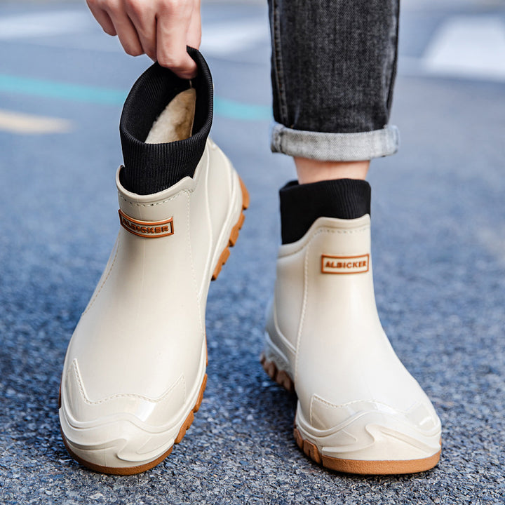 Damen Urbaner Gummi-AnklDruneoot mit flexibler Strickmanschette und griffiger Trailsohle Drune