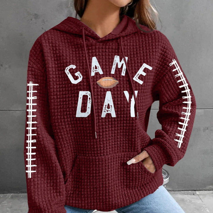 Damen Kapuzenpullover mit gesticktem Design Drune