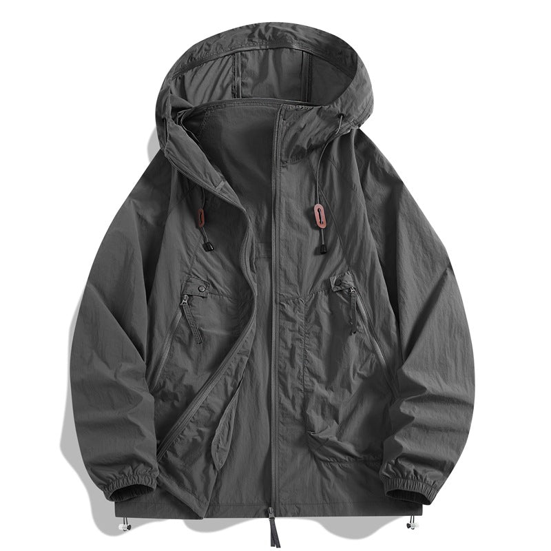 Damen Leichte Funktionsjacke mit Kapuze