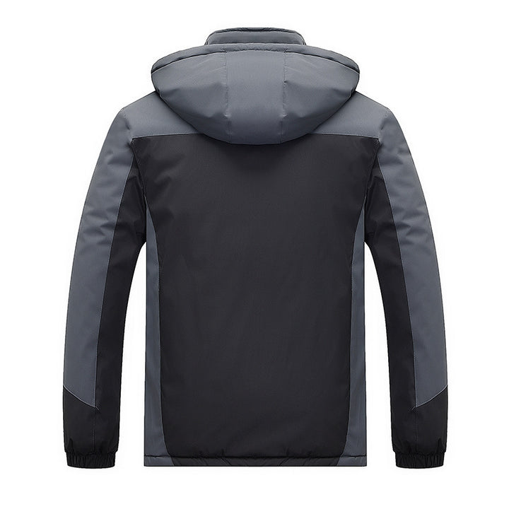 Herren technische Outdoorjacke mit herausnehmbarer Fleece‑Innenjacke und abnehmbarer Kapuze Drune
