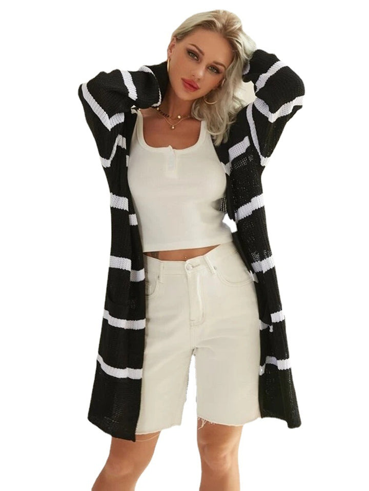 Damen lässiger Strickcardigan Drune