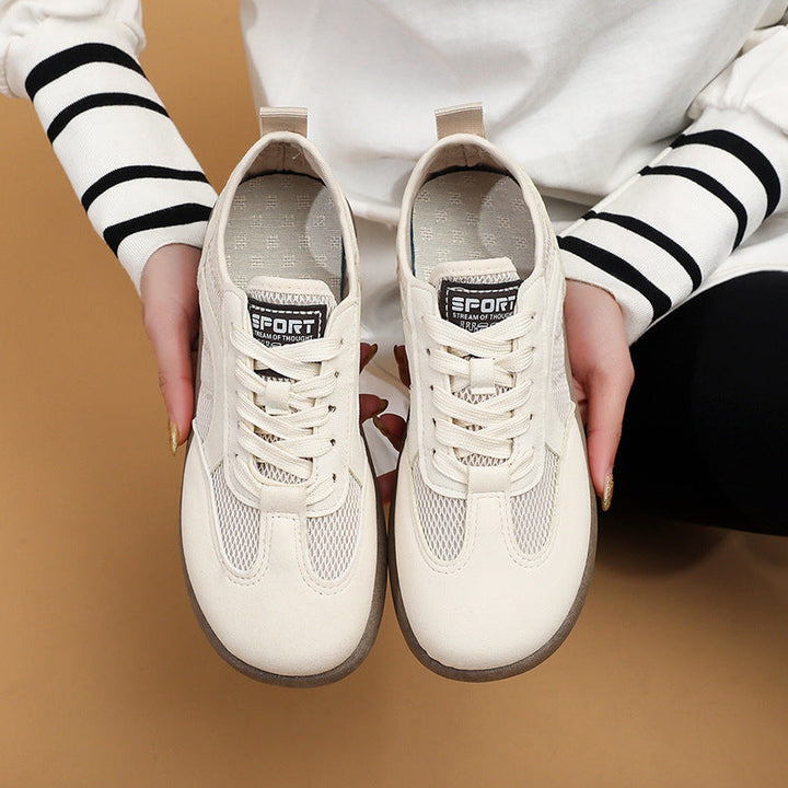 Damen Sportliche Sneakers mit atmungsaktiver Netzoberfläche Drune