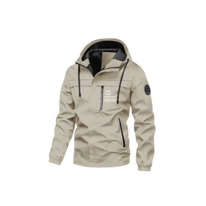 Herren Funktionsjacke mit hohem Kragen Drune