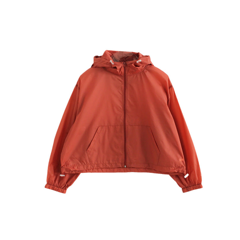 Damen Leichte Funktionsjacke mit Kapuze Drune