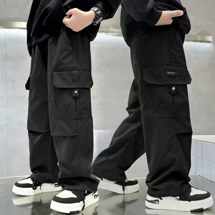 Unisex weite Cargo-Hose mit praktischen Taschen Drune