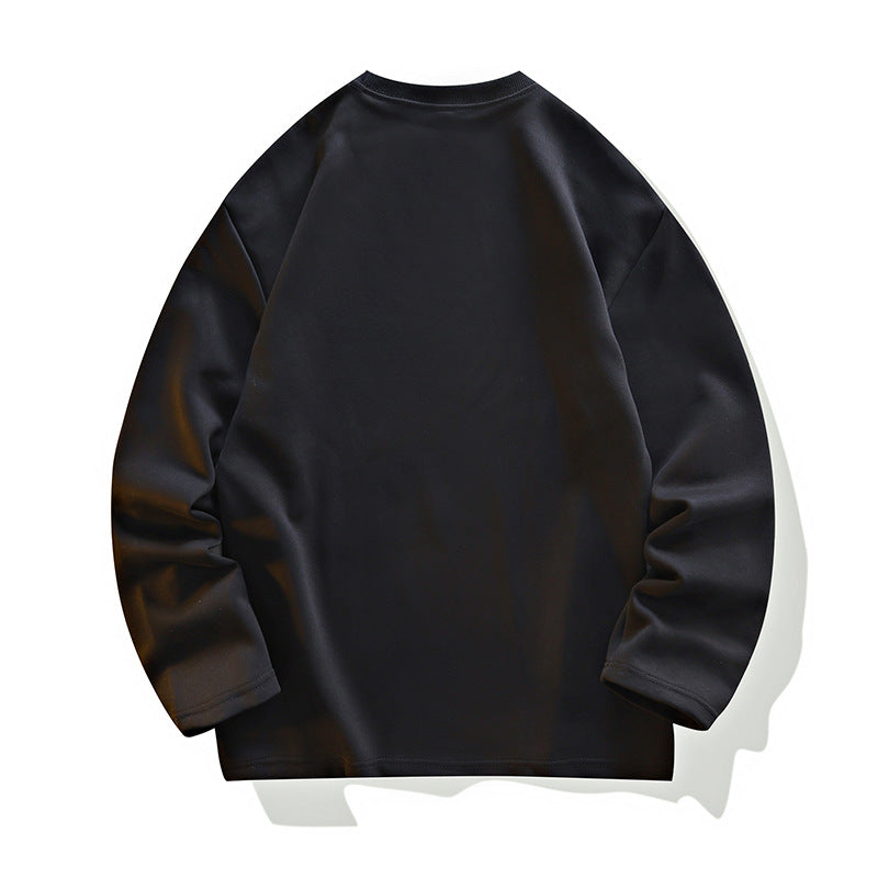 Unisex Oversize Langarm-Sweatshirt mit Raglannähten und Rundhalsausschnitt Drune