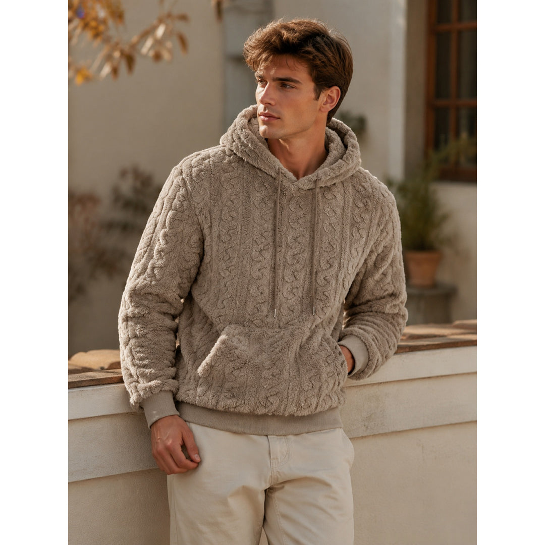Herren Gemütlicher Kapuzenpullover Drune
