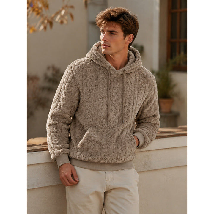 Herren Gemütlicher Kapuzenpullover Drune