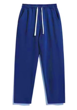 Herren nan lockere Fleece-Jogginghose mit elastischem Bund und geradem Schnitt Drune