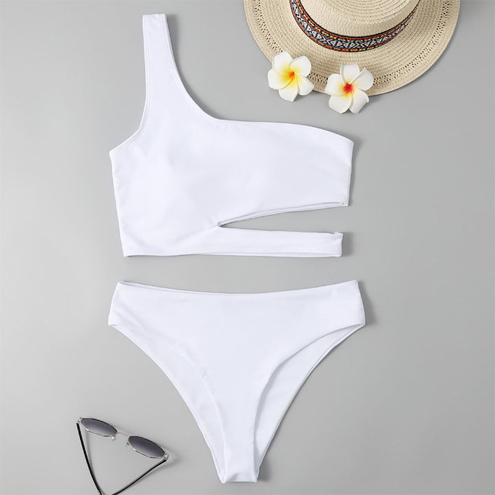 Damen Einseitiger Bikini mit innovativem Cut-Out Drune