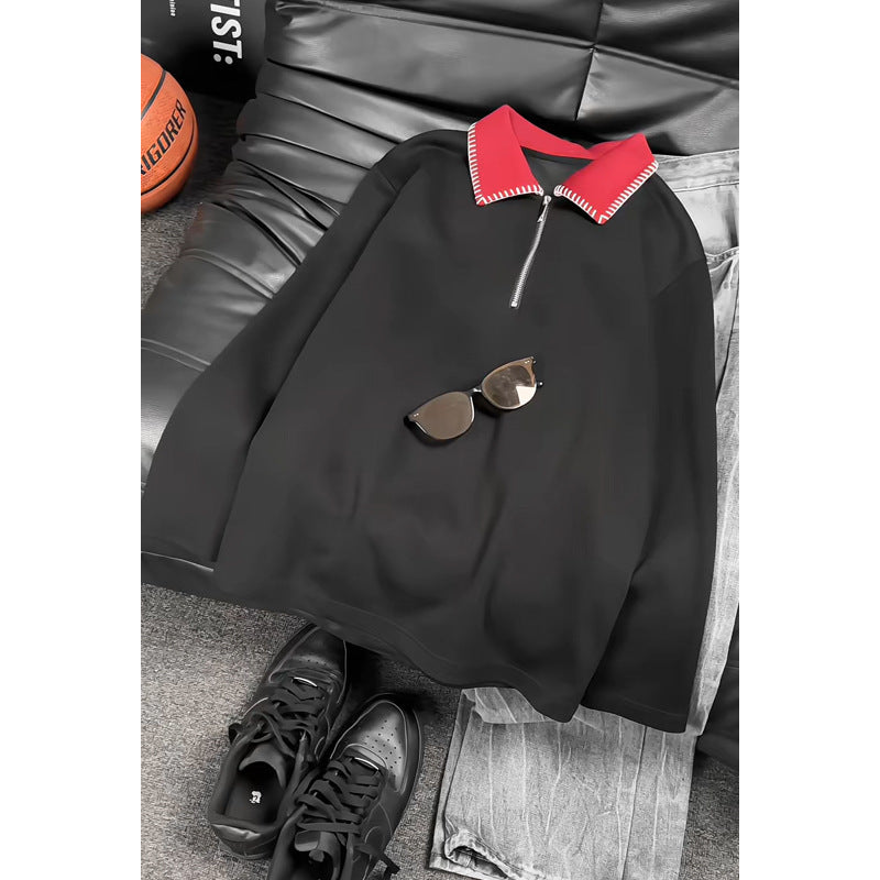 Damen Elegante Freizeitjacke mit Stehkragen und Reißverschluss Drune