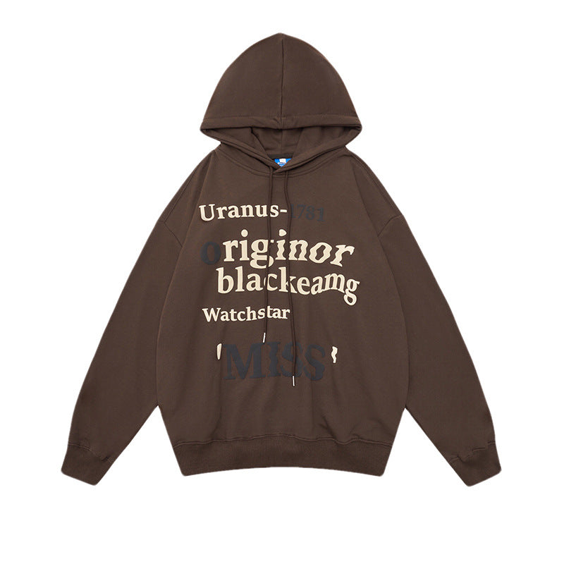 Damen Freizeit Hoodie mit trendigem Schriftzug Drune