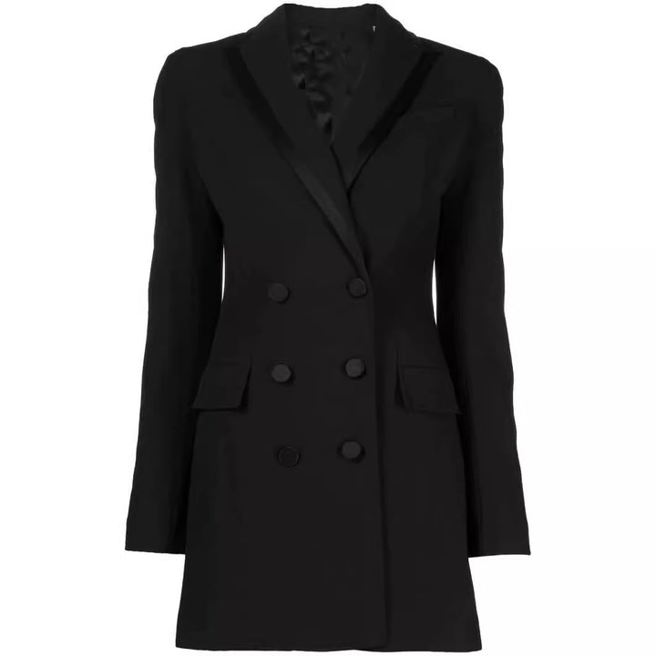 Damen Kurz‑Blazerkleid im Doppelreiher mit taillierter Passform Drune