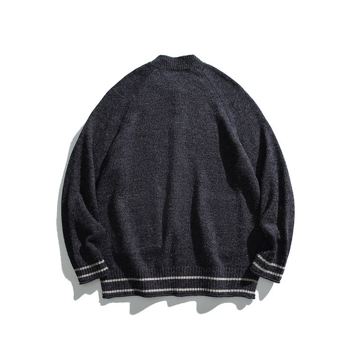 Unisex Boxy-Cardigan aus Feinstrick mit Raglanärmeln und aufgesetzten Taschen Drune