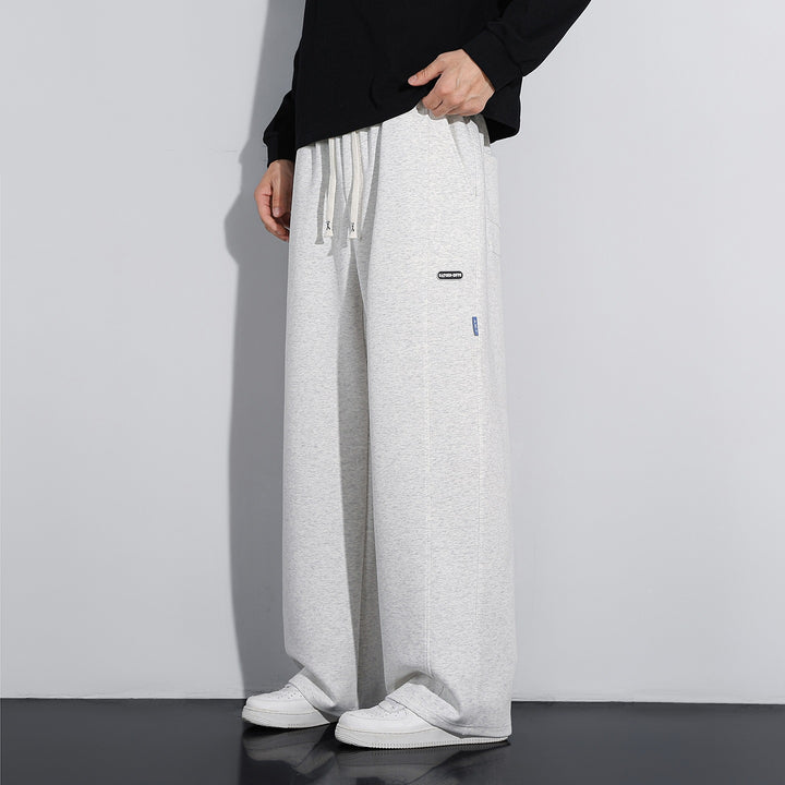 Herren Weite Relaxed-Freizeithose mit Tunnelzug & markanten Teilungsnähten Drune