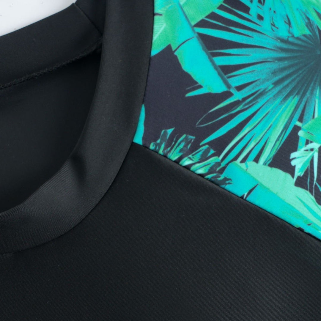 Damen Shirt für Wasseraktivitäten mit tropischem Muster Drune