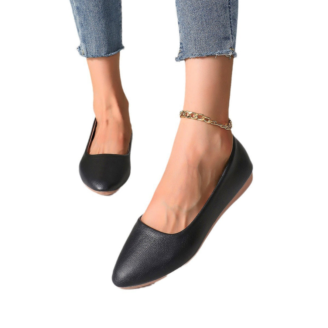 Damen Elegante Ballerinas mit zeitlosem Design und weichem Obermaterial Drune