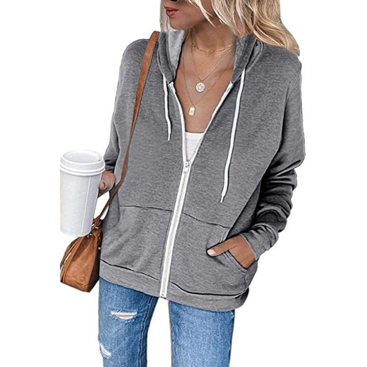Drune | Damen Hoodie Mit Vollem Reißverschluss Und Taschen