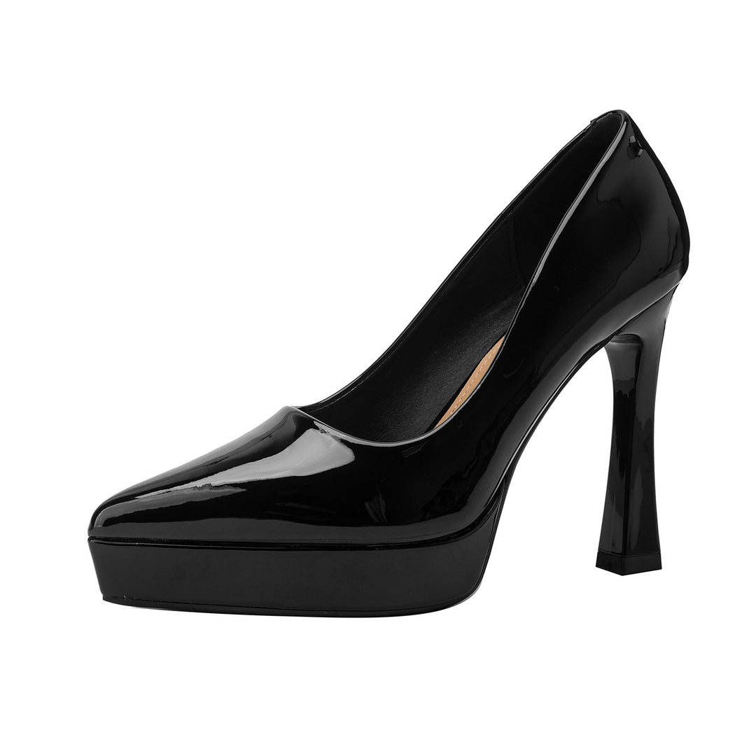 Damen Glamouröse High Heels mit Plateau und spitz zulaufendem Design Drune