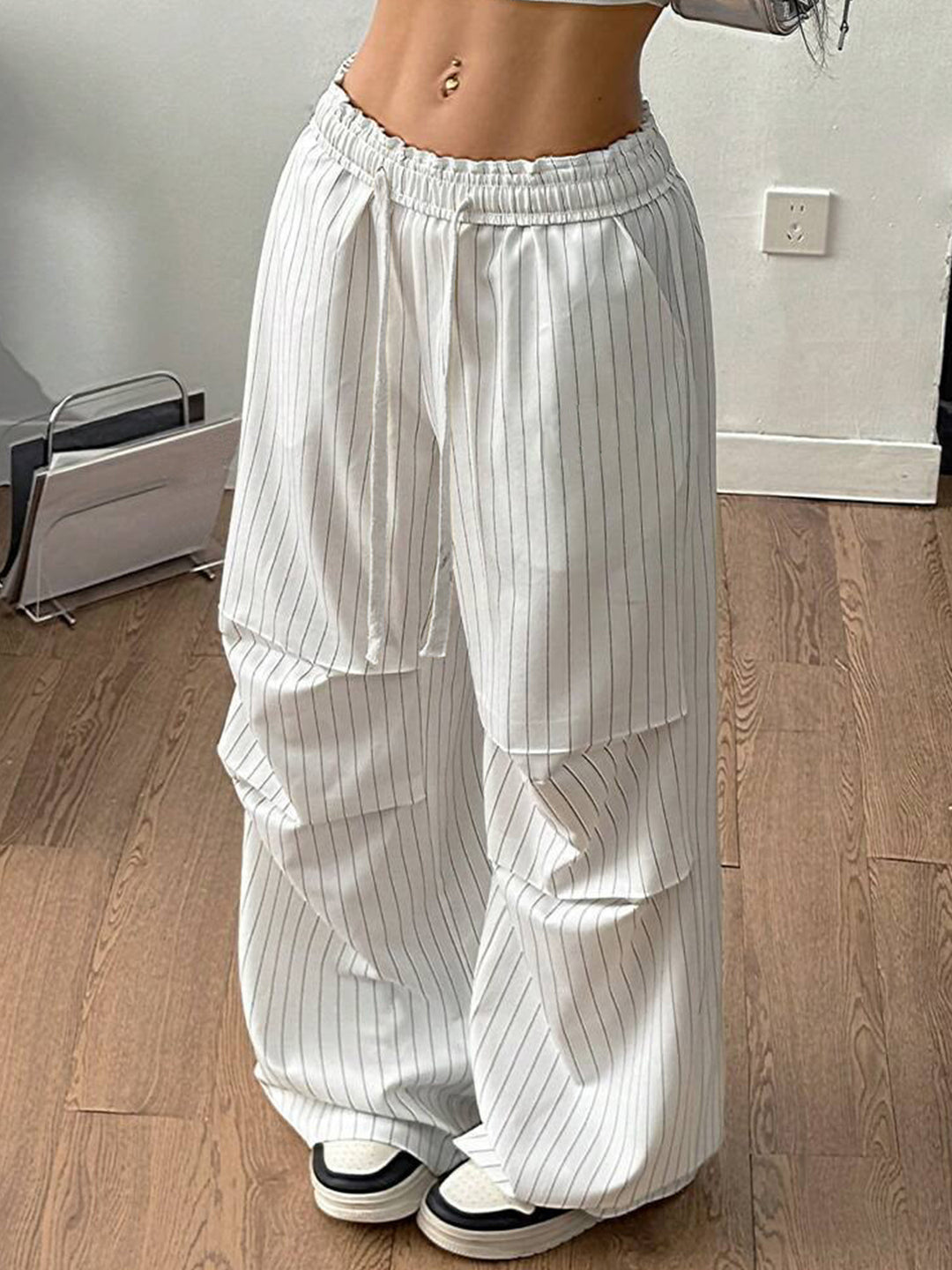 Damen Relaxed Fit Sporthose mit seitlichen Taschen Drune