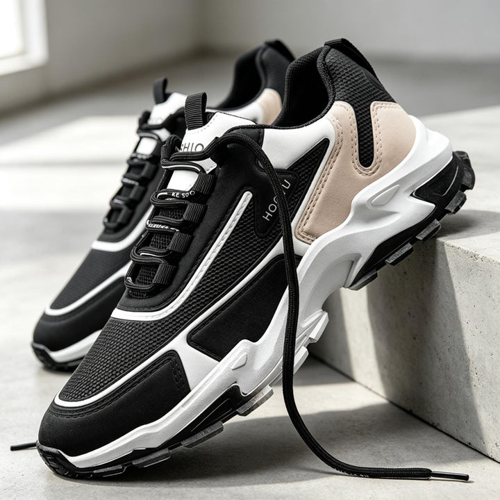 Herren Sportliche Lauf-Sneaker mit Mesh-Obermaterial Drune