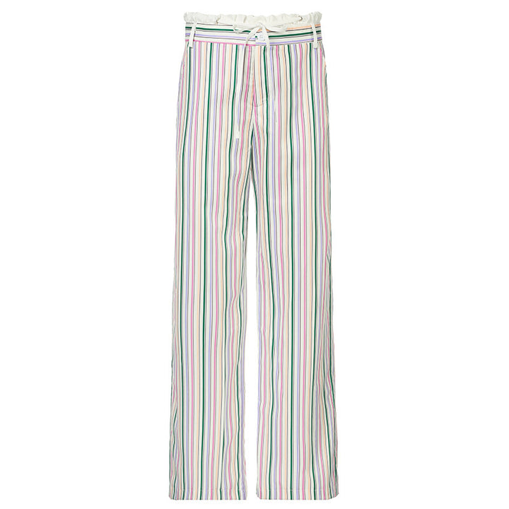 Damen lockere Schlafhose mit eleganten Streifen Drune